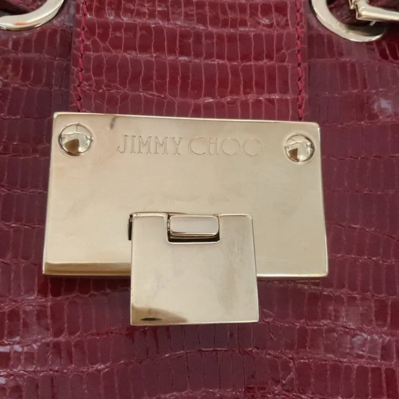 NWT Jimmy Choo Rhea Patent Leather Bag - Picture 4 of 6